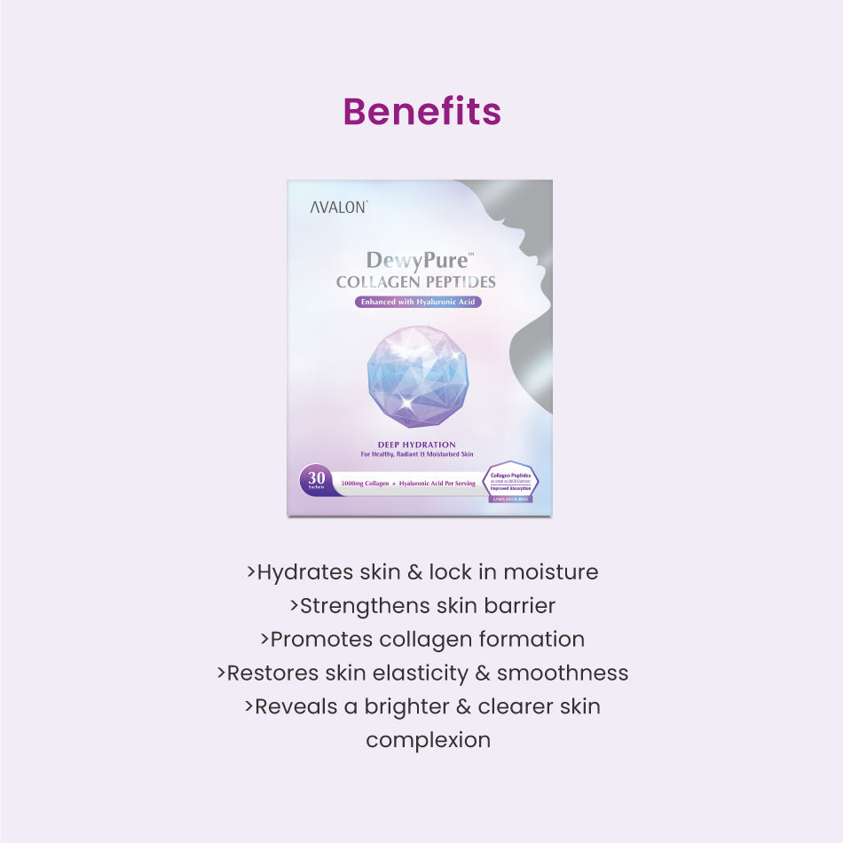 AVALON® DewyPure Collagen Peptide (Marine Collagen Peptide + Ceramide)