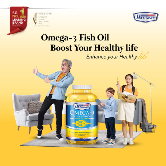 US Clinicals® Omega-3 Deep Sea Fish Oil