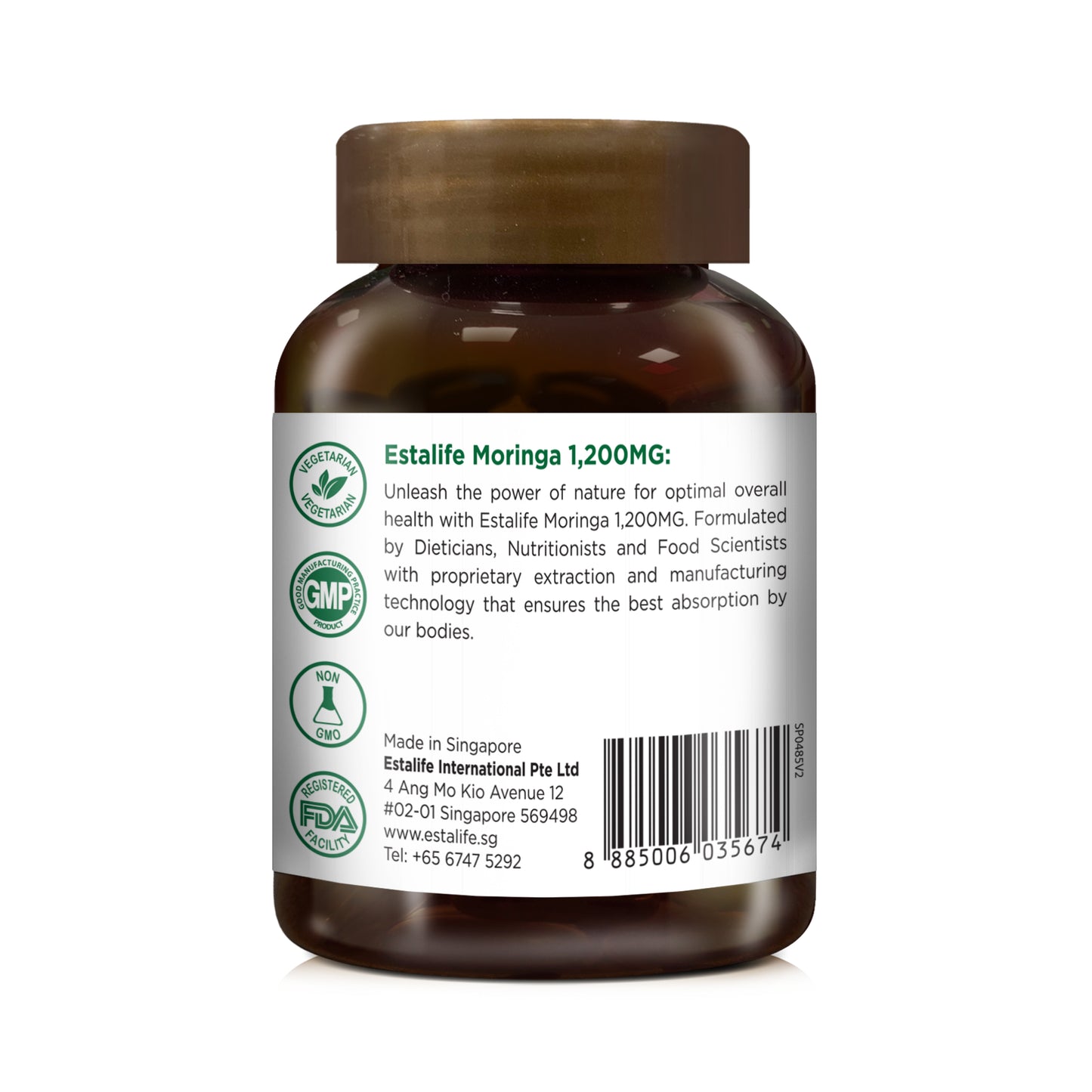 Estalife® Moringa Leaf 1200MG