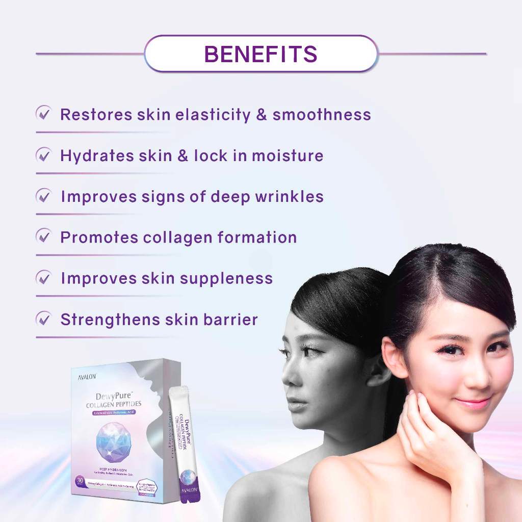 AVALON® DewyPure Collagen Peptide (Marine Collagen Peptide + Ceramide)