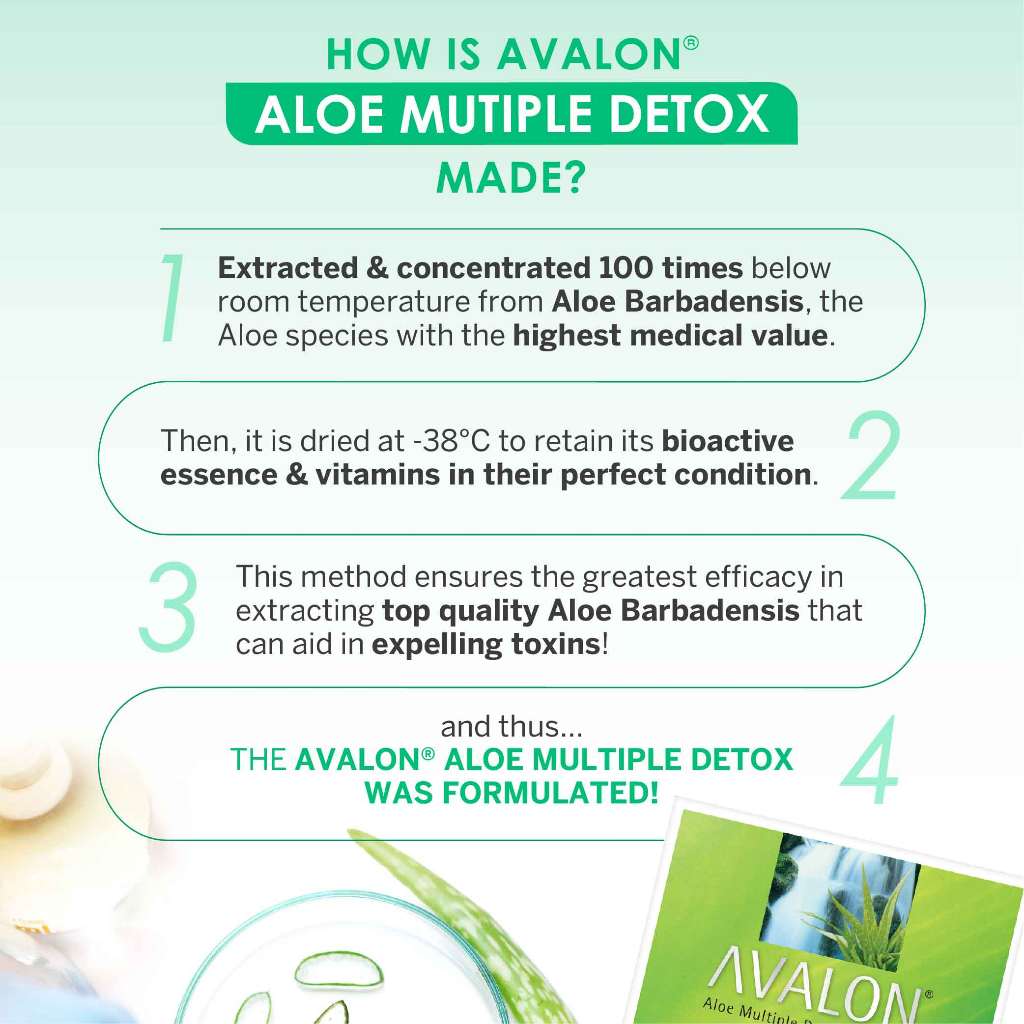 AVALON® Aloe Multiple Detox (w/ 5 Billion CFUs Probiotics)