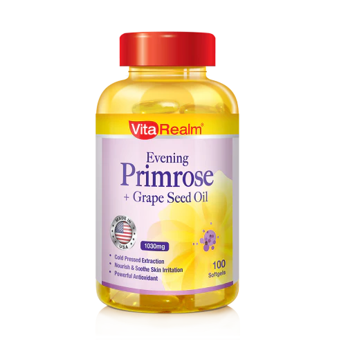 VitaRealm® Evening Primrose + Grape Seed Oil