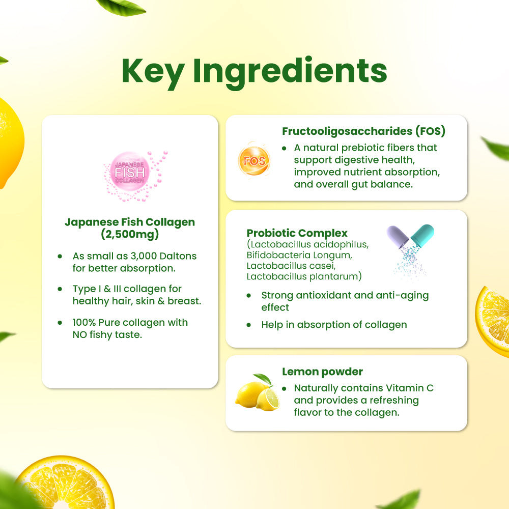 AVALON® Japanese Fish Collagen Lemon Flavour
