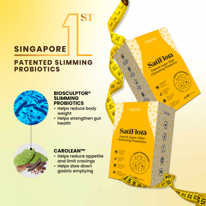 Avalon SatiFlora 60s (French Super Fiber + Slimming Probiotics)
