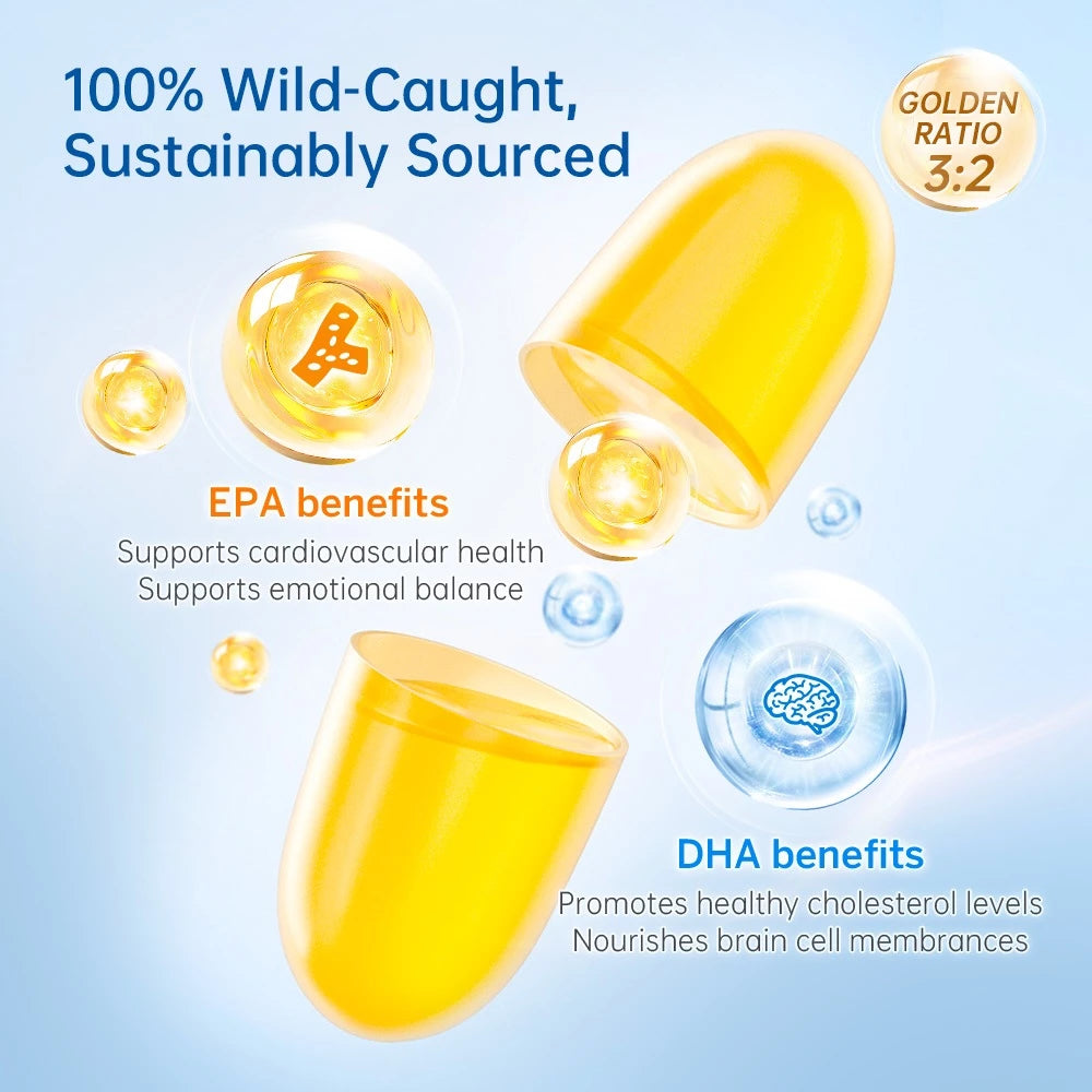 VitaRealm® Omega-3 Deep Sea Fish Oil
