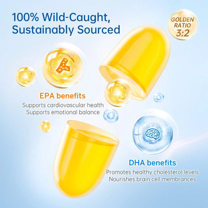 VitaRealm® Omega-3 Deep Sea Fish Oil