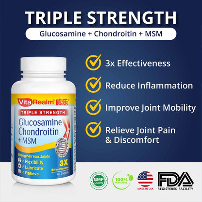 VitaRealm® Triple Strength Glucosamine