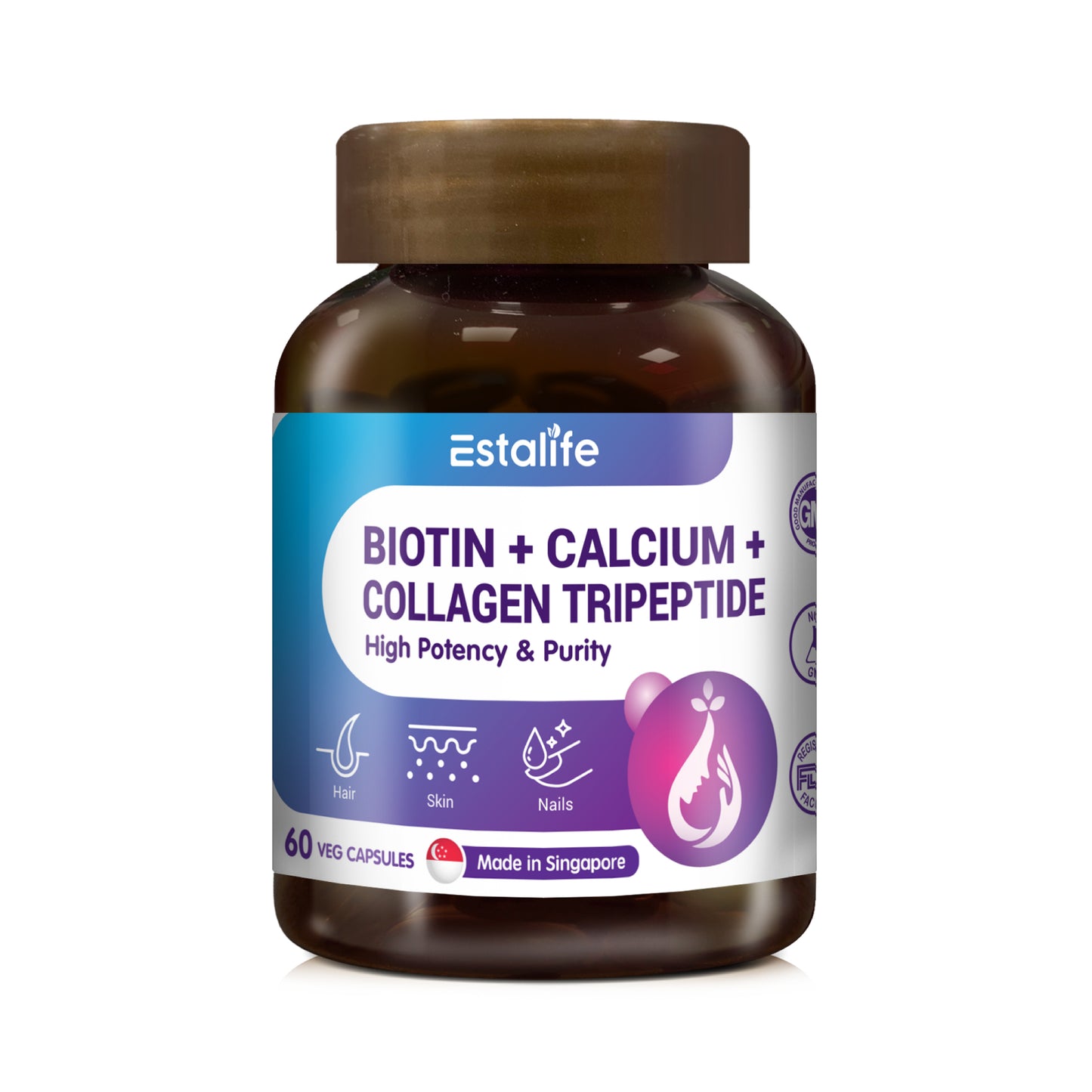 Estalife Biotin+ Calcium + Collagen Tripeptide