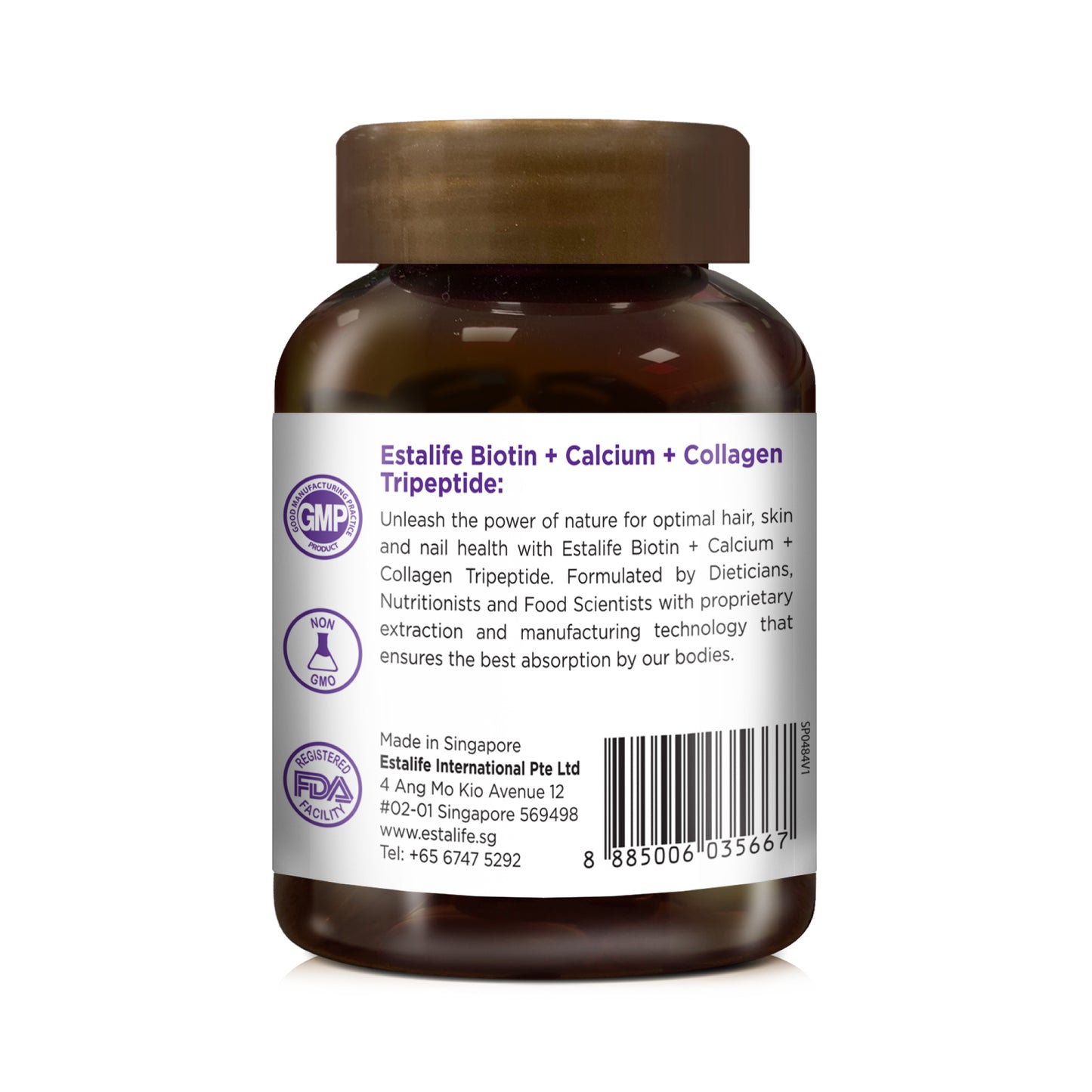 Estalife Biotin+ Calcium + Collagen Tripeptide