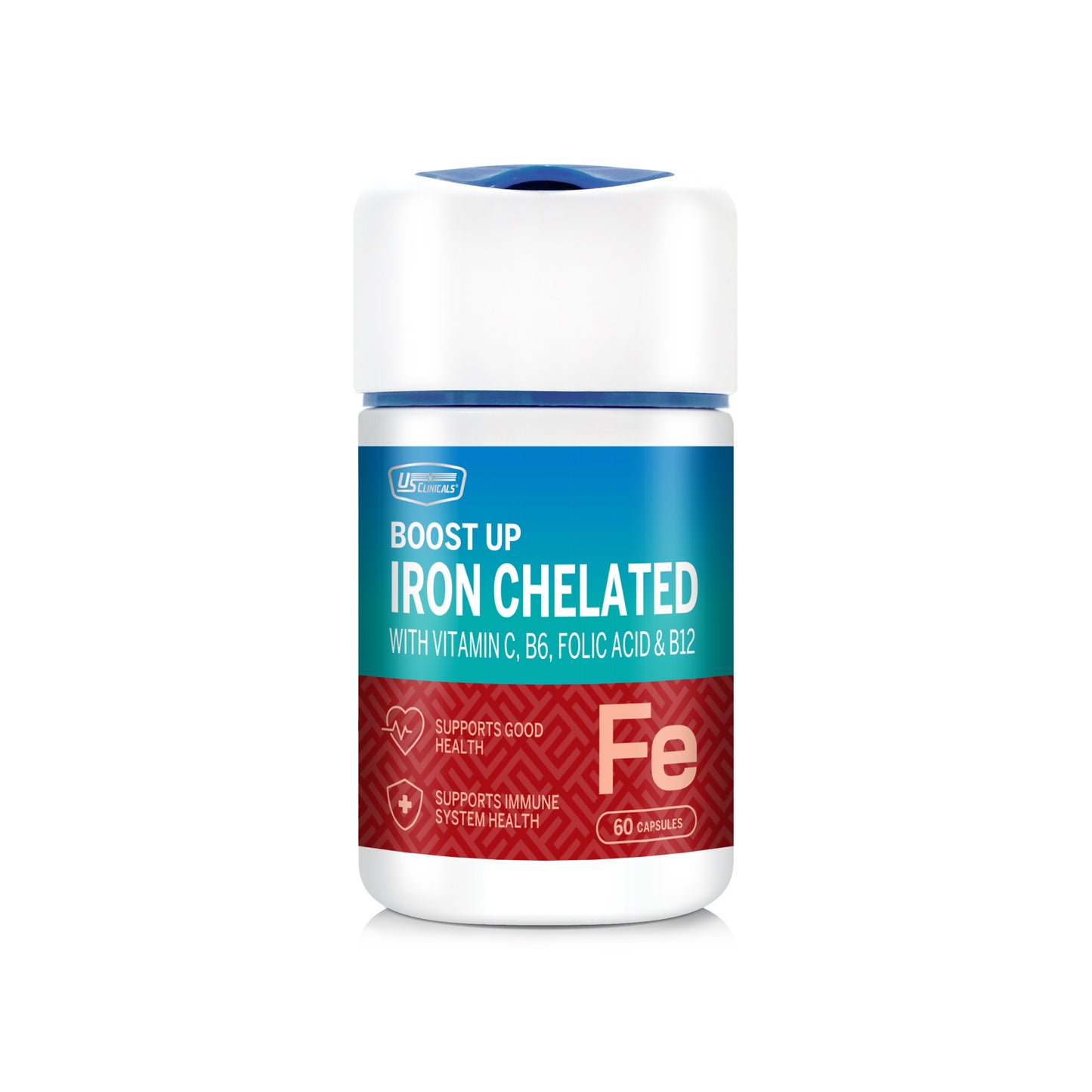 US Clinicals® Boost Up Iron Chelated