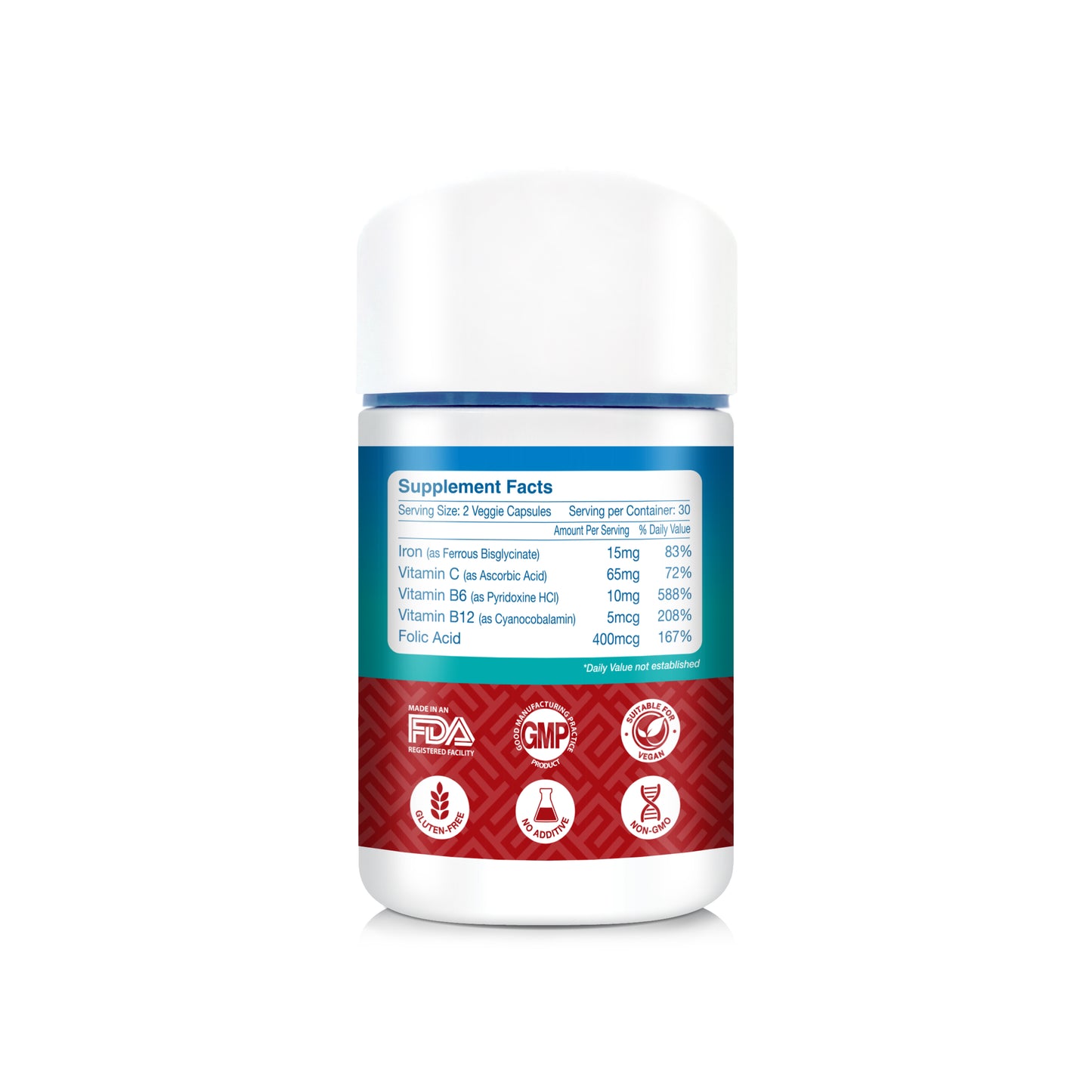 US Clinicals® Boost Up Iron Chelated