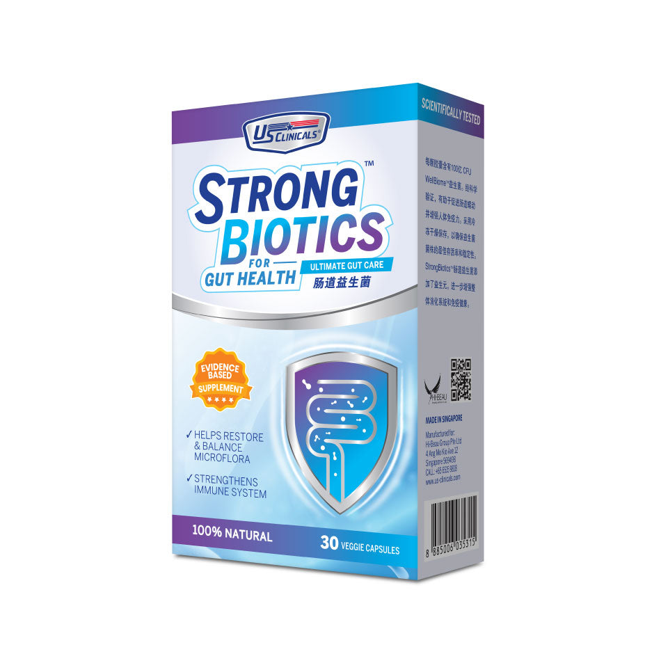 US Clinicals® StrongBiotics™ for Gut Health