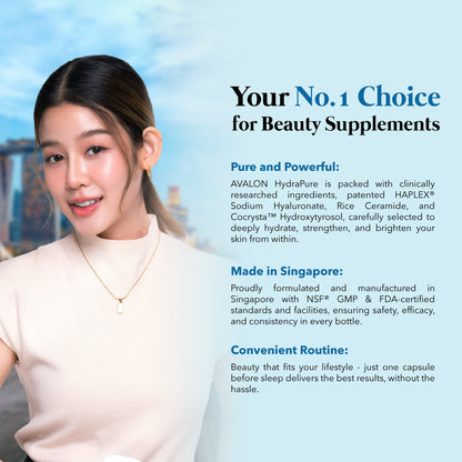 AVALON® HydraPure™ 30s (HAPLEX® Plus Sodium Hyaluronate + Rice Ceramide)