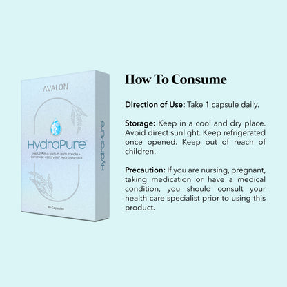 AVALON® HydraPure™ 30s (HAPLEX® Plus Sodium Hyaluronate + Rice Ceramide)
