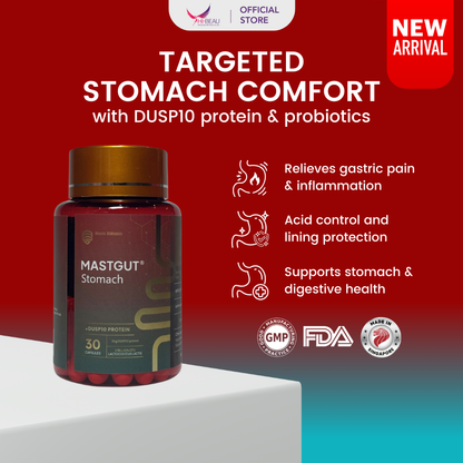 MastGut Stomach DUSP10 Stomach Health Supplement 30 Capsules