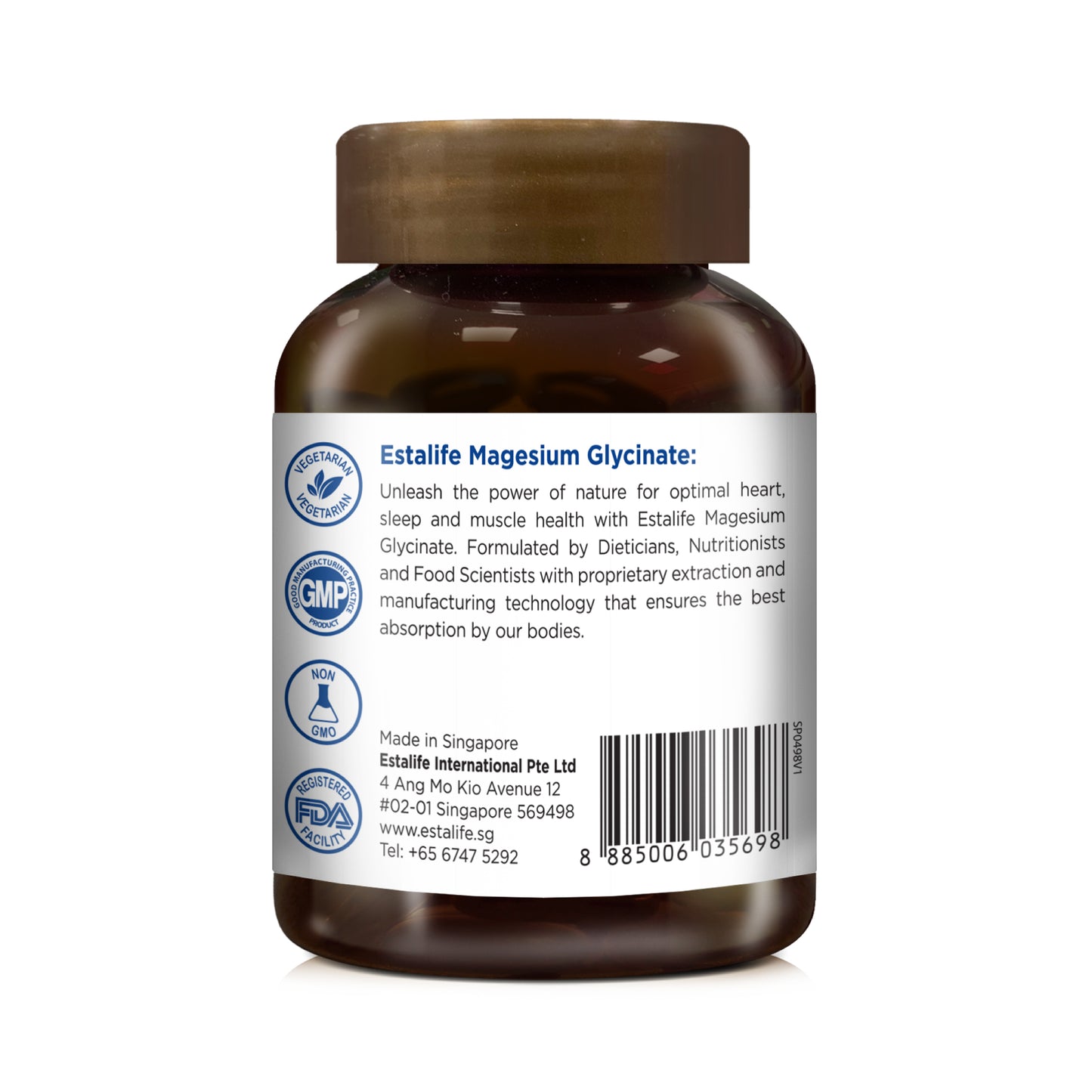 Estalife Magnesium Glycinate 1000MG