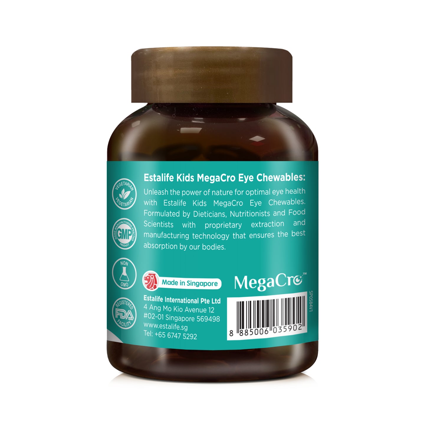 Estalife Kids MegaCro + Lutein Eye Chewables