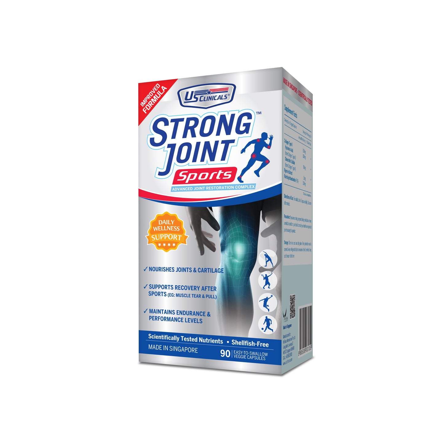 US Clinicals® StrongJoint™ Sports