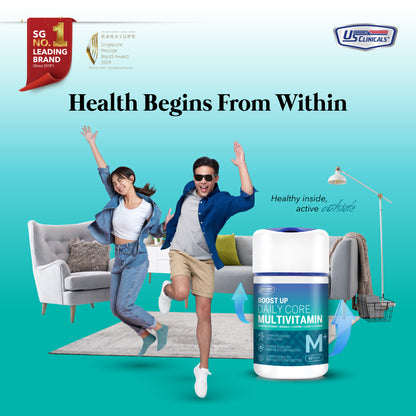 US Clinicals® Boost Up Daily Core Multivitamin