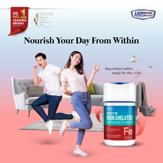 US Clinicals® Boost Up Iron Chelated