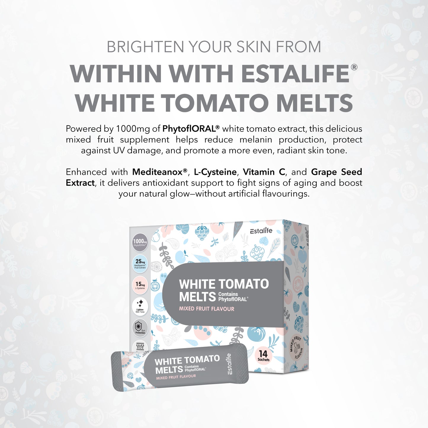 Estalife White Tomato Melts 1000MG