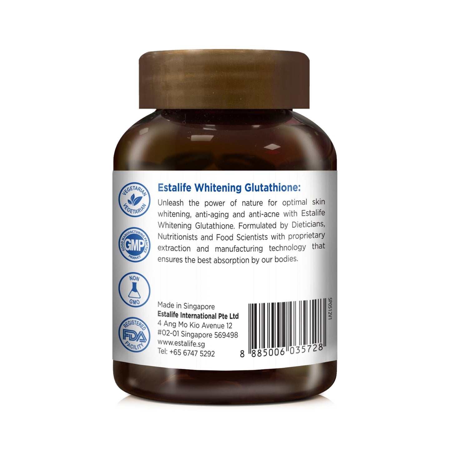 Estalife® Whitening Glutathione 500MG