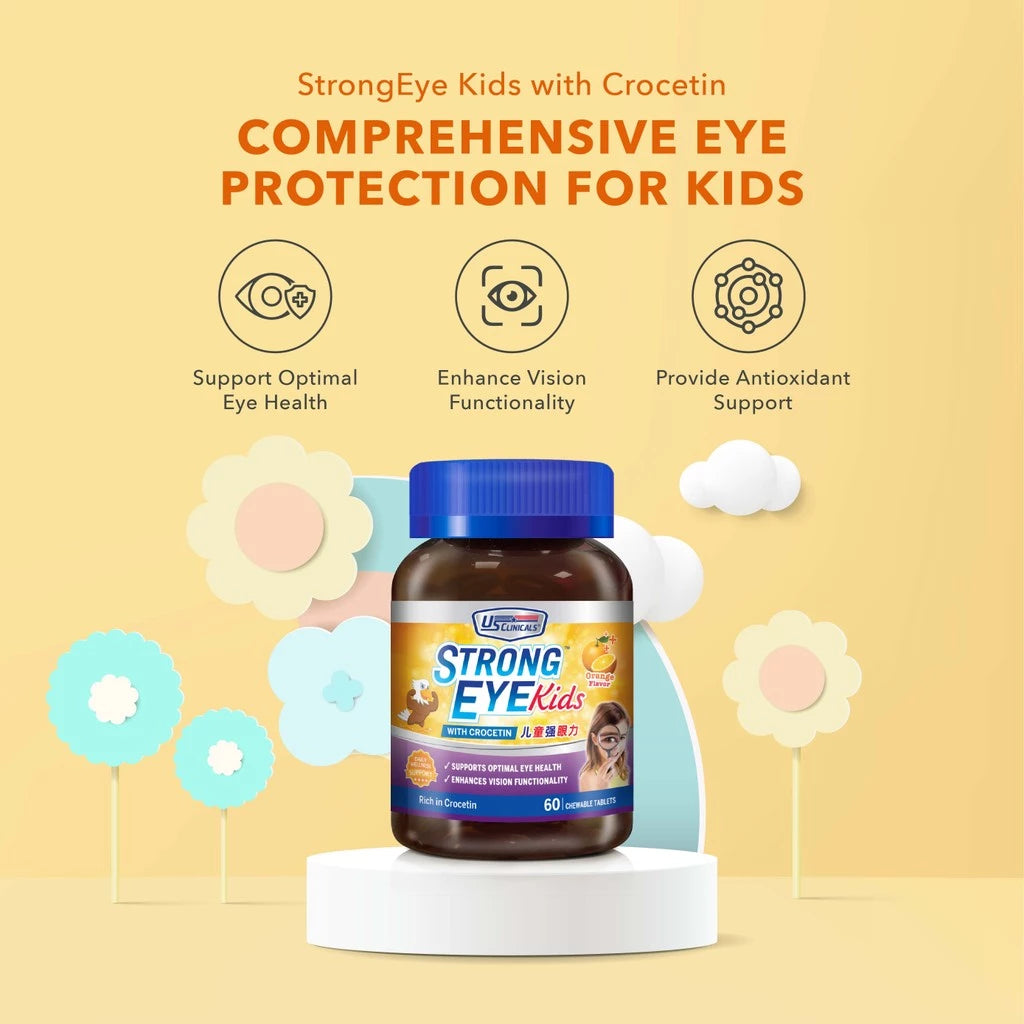 US Clinicals® StrongEye™ Kids with Crocetin