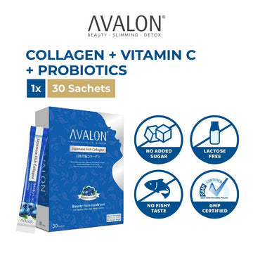 AVALON® Japanese Fish Collagen (Crystalpure™ Collagen + Vit C + Probiotics)