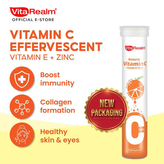 VitaRealm® Natural Vitamin C + Zinc