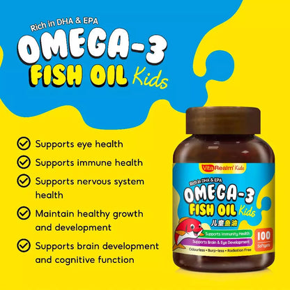 VitaRealm® Omega-3 Fish Oil Kids 100s