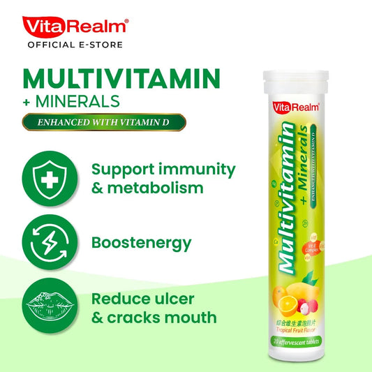 VitaRealm® Multivitamin Effervescence Tablets