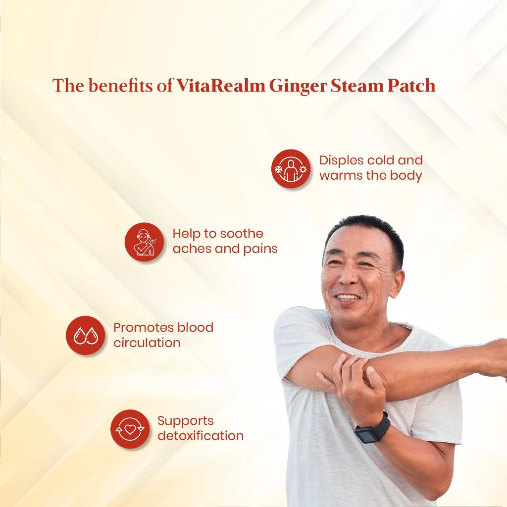 VitaRealm® Ginger Detox Patch