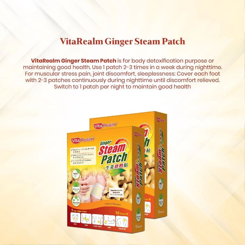 VitaRealm® Ginger Detox Patch