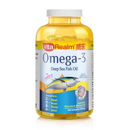 VitaRealm® Omega-3 Deep Sea Fish Oil